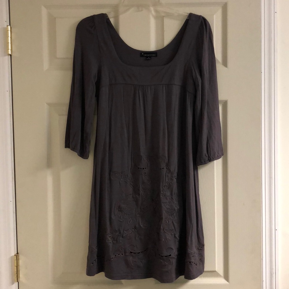 Forever 21 embroidered mini dress.